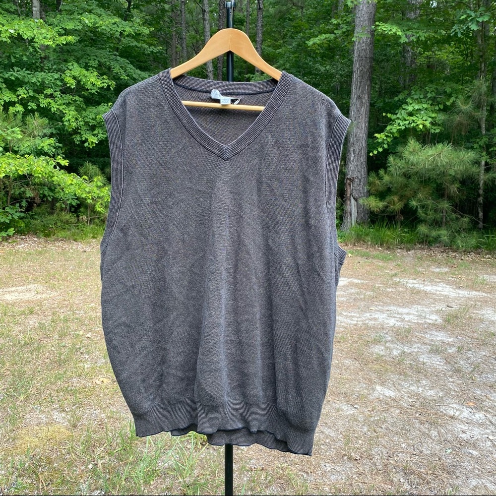 Cypress link mens 2XL brown V neck sweater vest